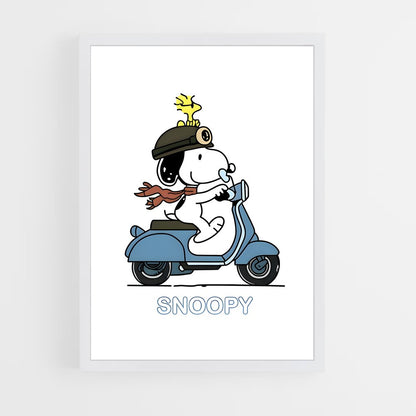 snoopy-15 cadre Blanc