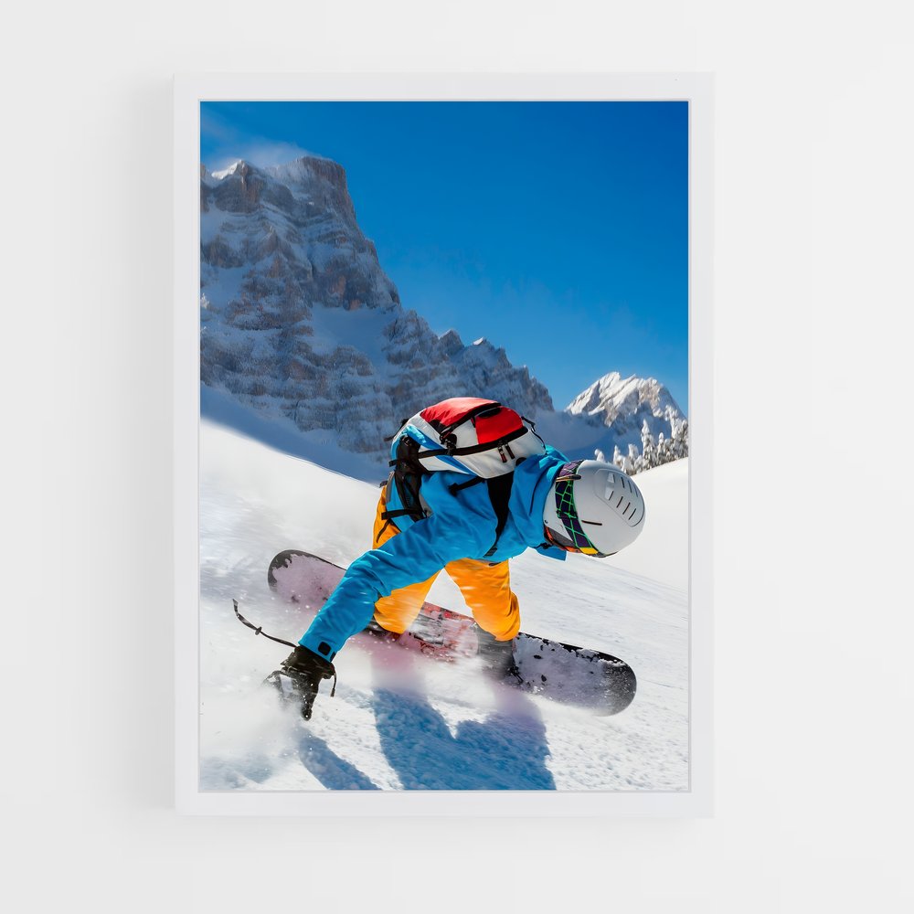 snowboard-17 cadre Blanc