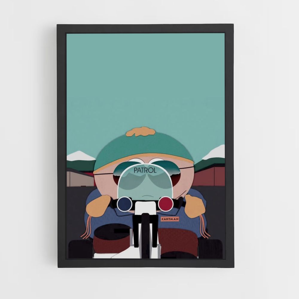 Poster Cartman Polizia