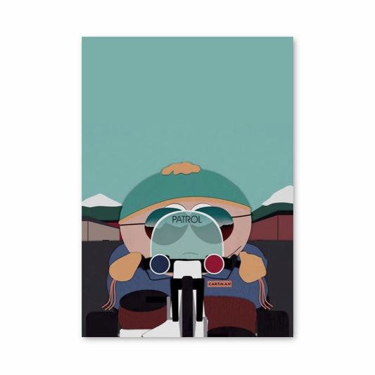 Poster Cartman Polizia