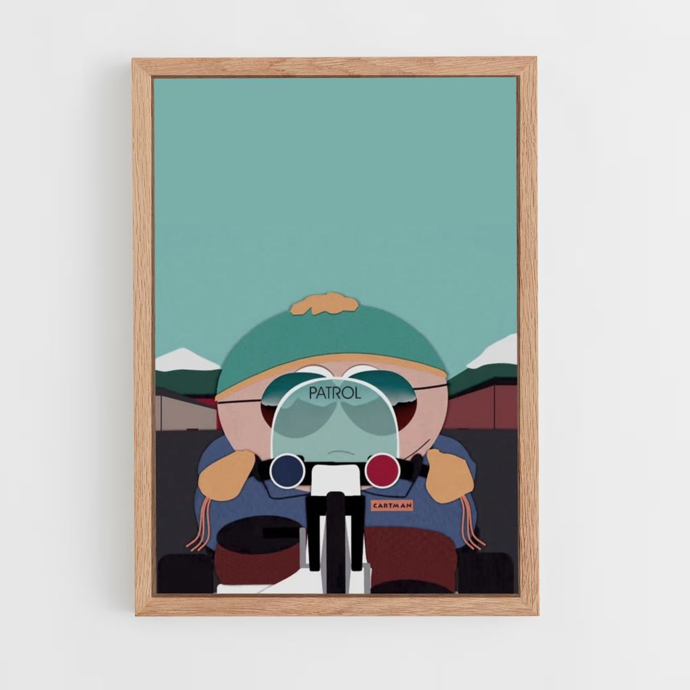 Poster Cartman Polizia