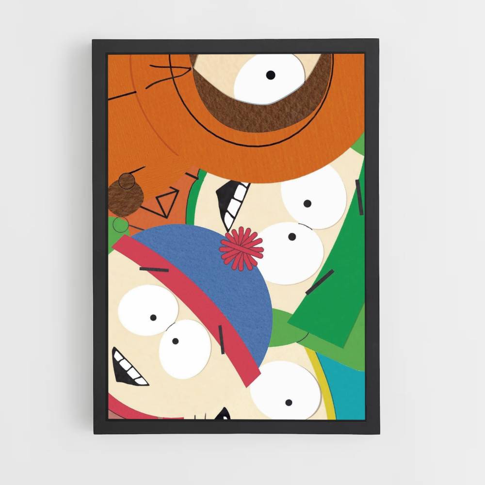 Poster Kyle Stan Kenny Cartman