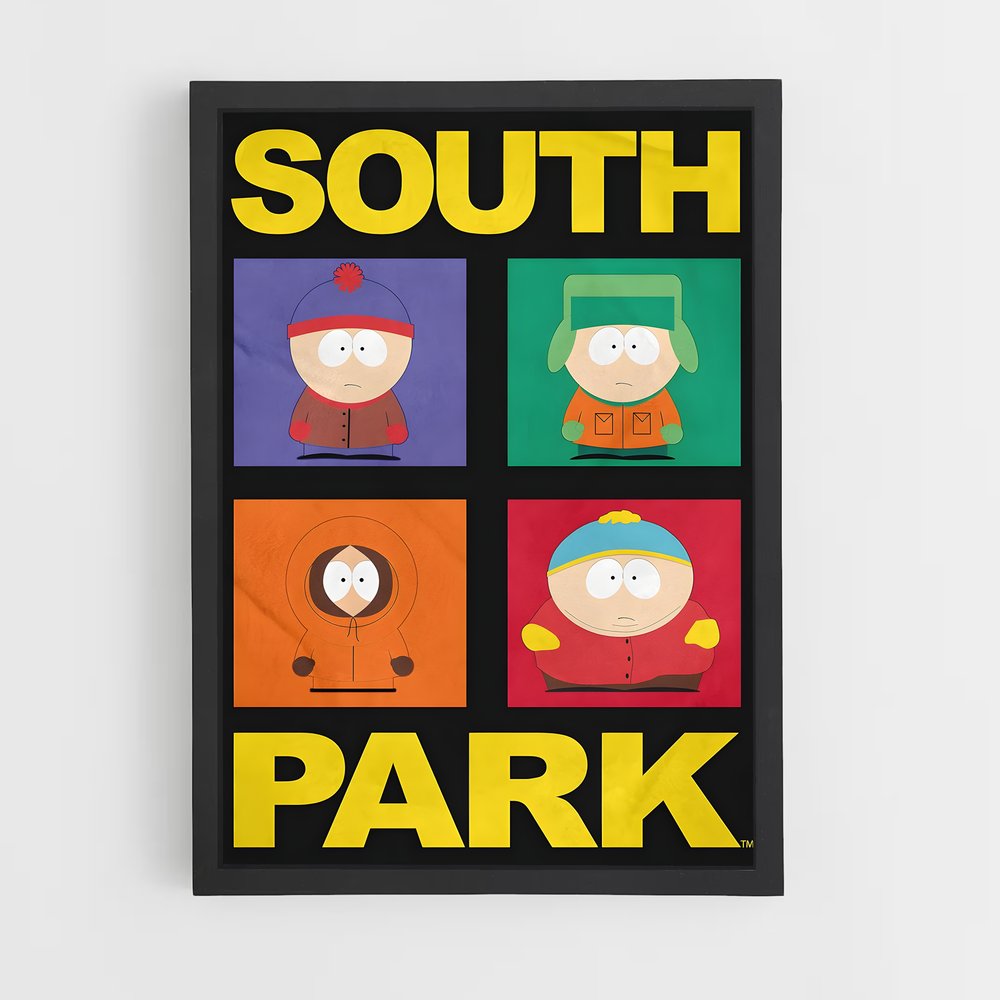 south-park-5 cadre Noir