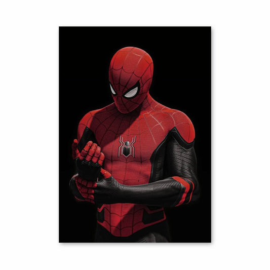 Poster Spiderman Noir et Rouge