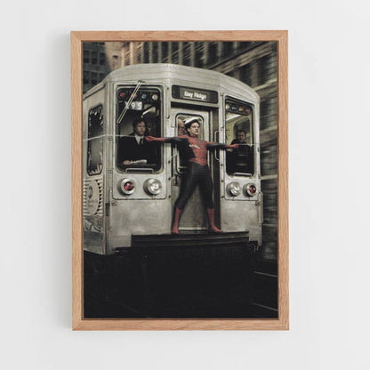 Poster Il treno di Spiderman