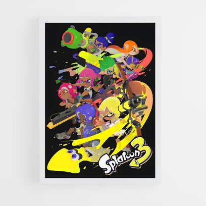 splatoon-1 cadre Blanc