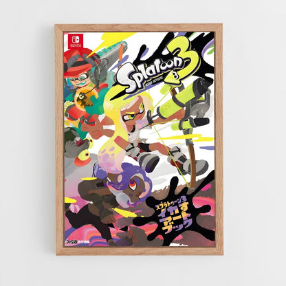 splatoon-5 cadre Bois clair