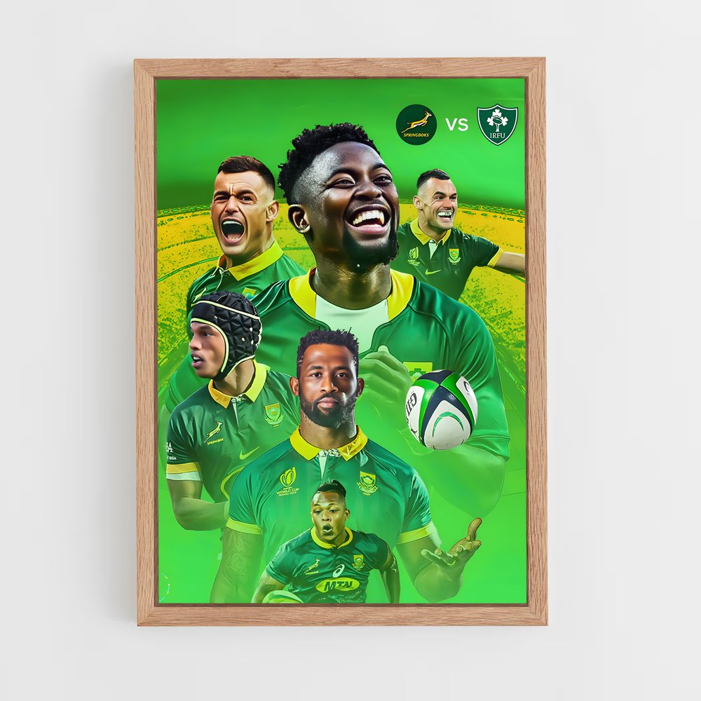 springboks-17 cadre Bois clair