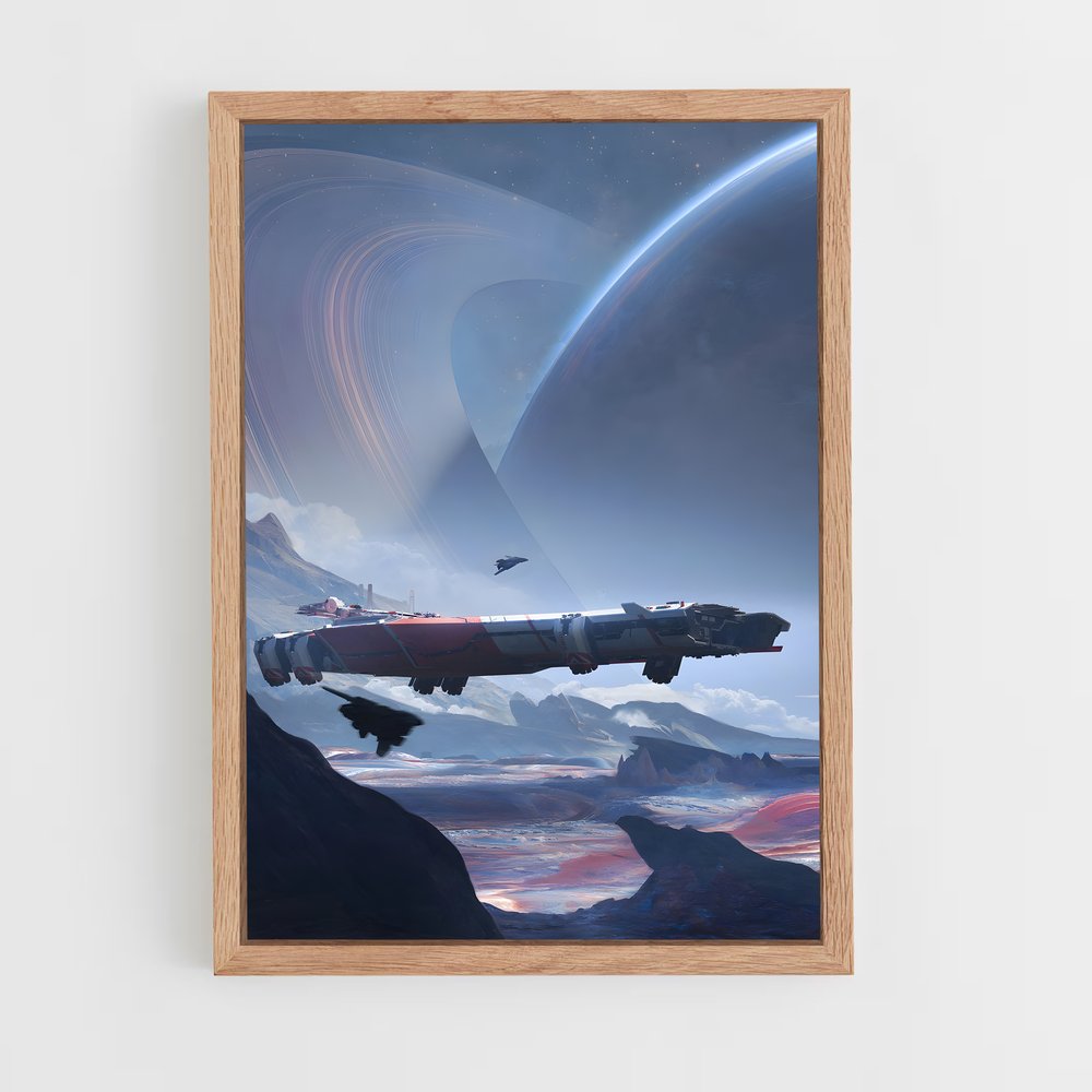 star-citizen-1 cadre Bois clair