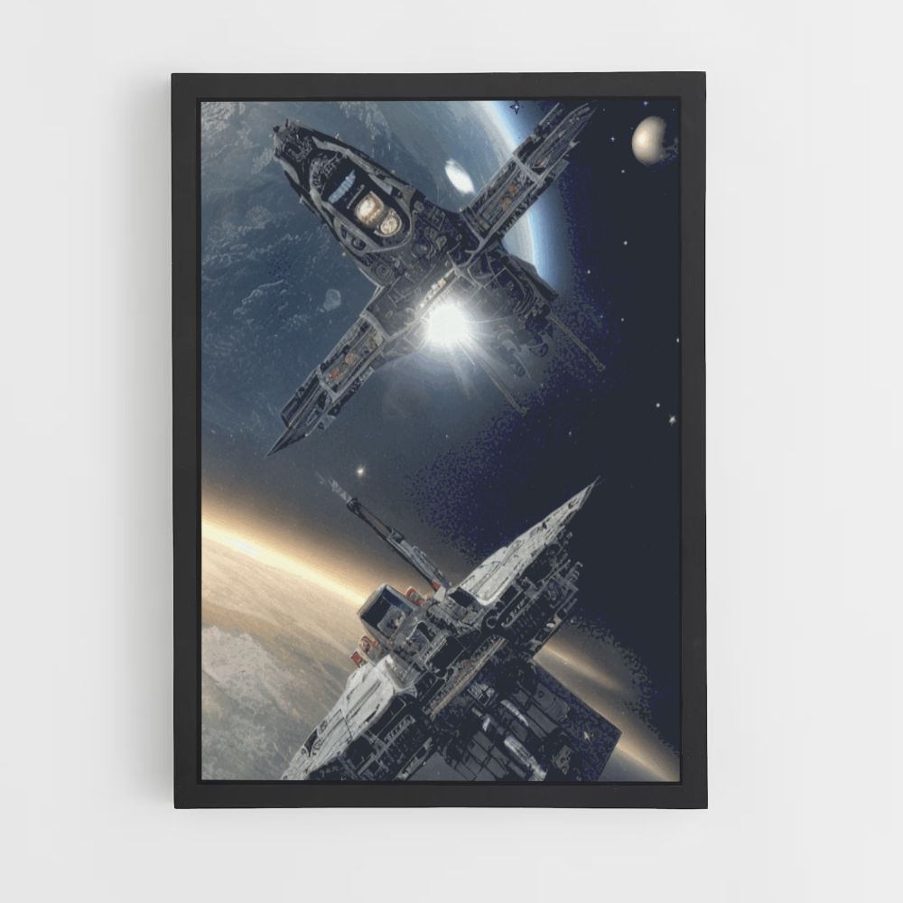 Poster della stazione di Star Citizen