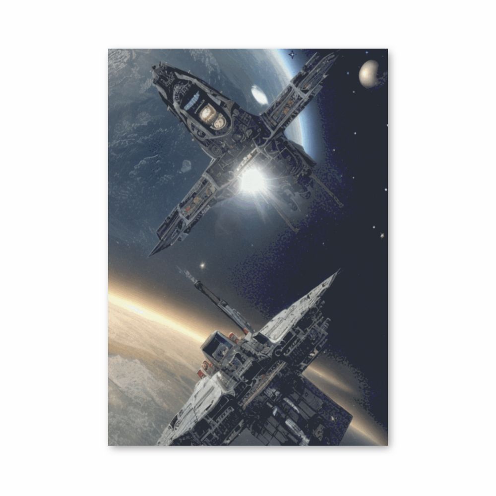 Poster della stazione di Star Citizen