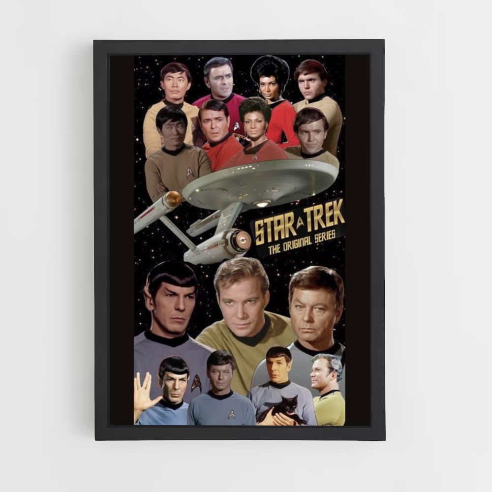 Locandina vintage di Star Trek