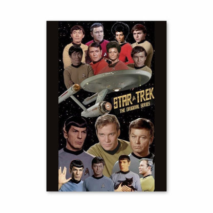 Locandina vintage di Star Trek