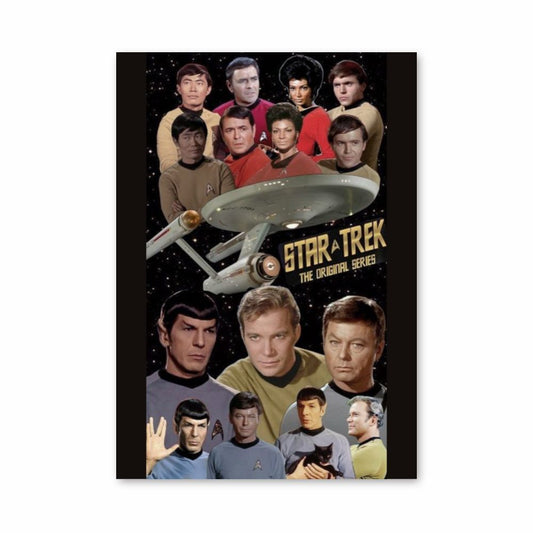 Locandina vintage di Star Trek