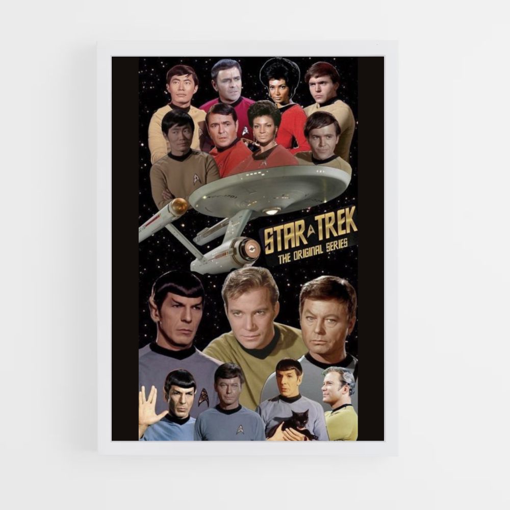 Locandina vintage di Star Trek