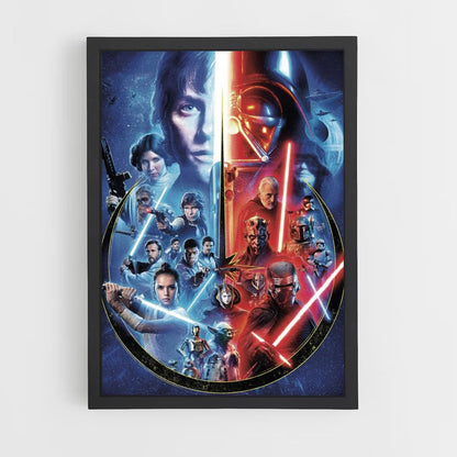 Poster Jedi contro Sith