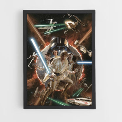 Poster dei fumetti di Star Wars