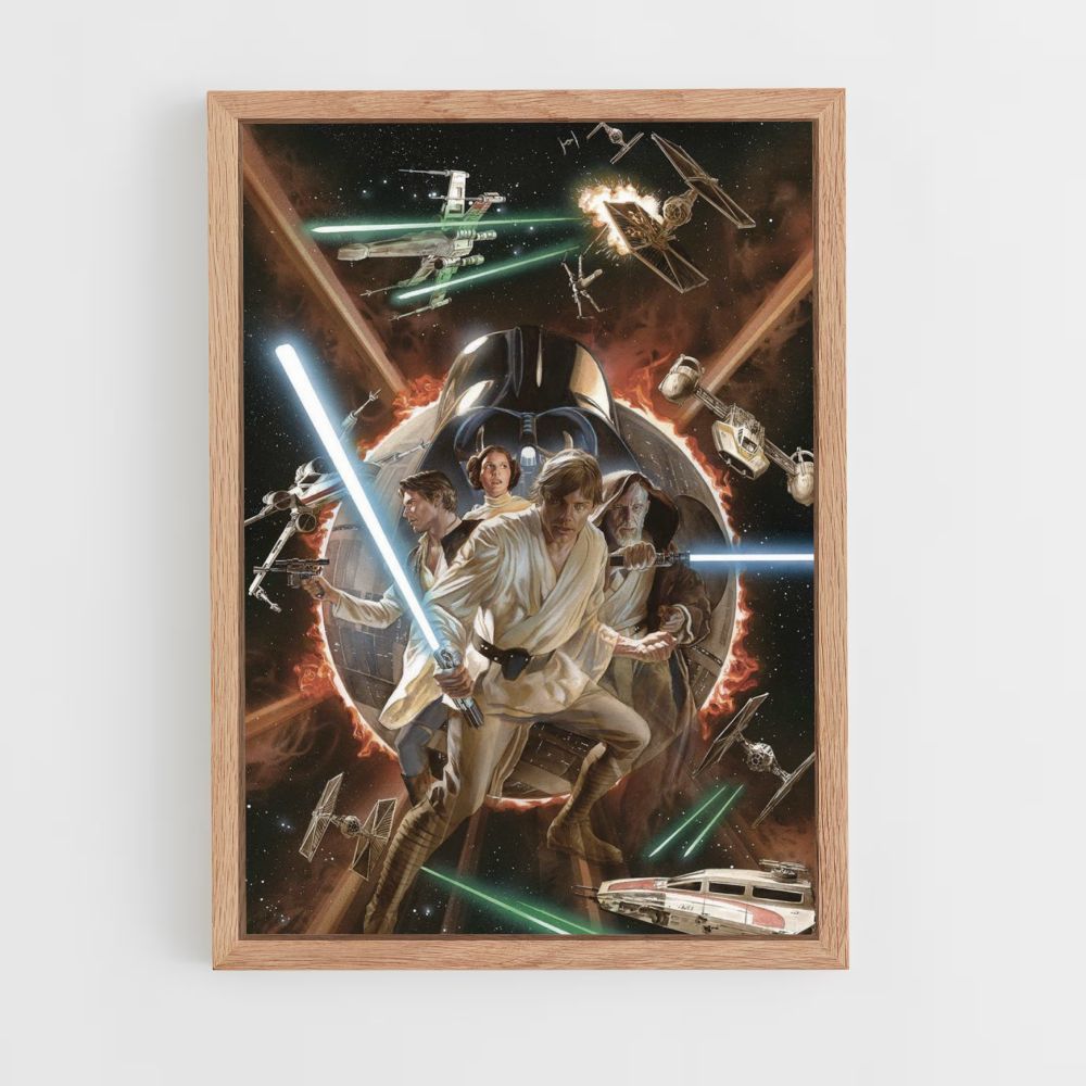 Poster dei fumetti di Star Wars