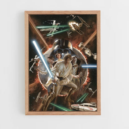 Poster dei fumetti di Star Wars