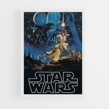 Poster retrò di Star Wars