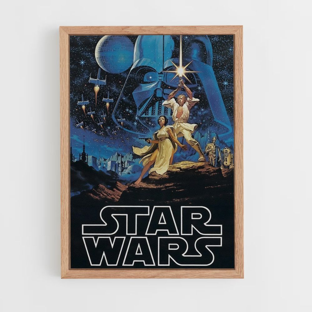 Poster retrò di Star Wars