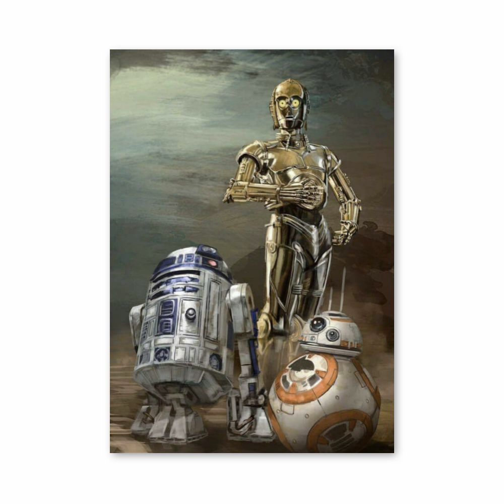 Manifesto R2D2 C3PO BB8