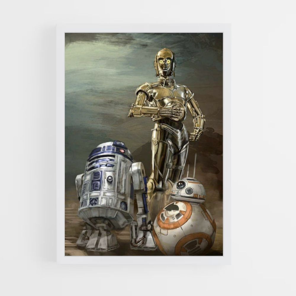 Manifesto R2D2 C3PO BB8