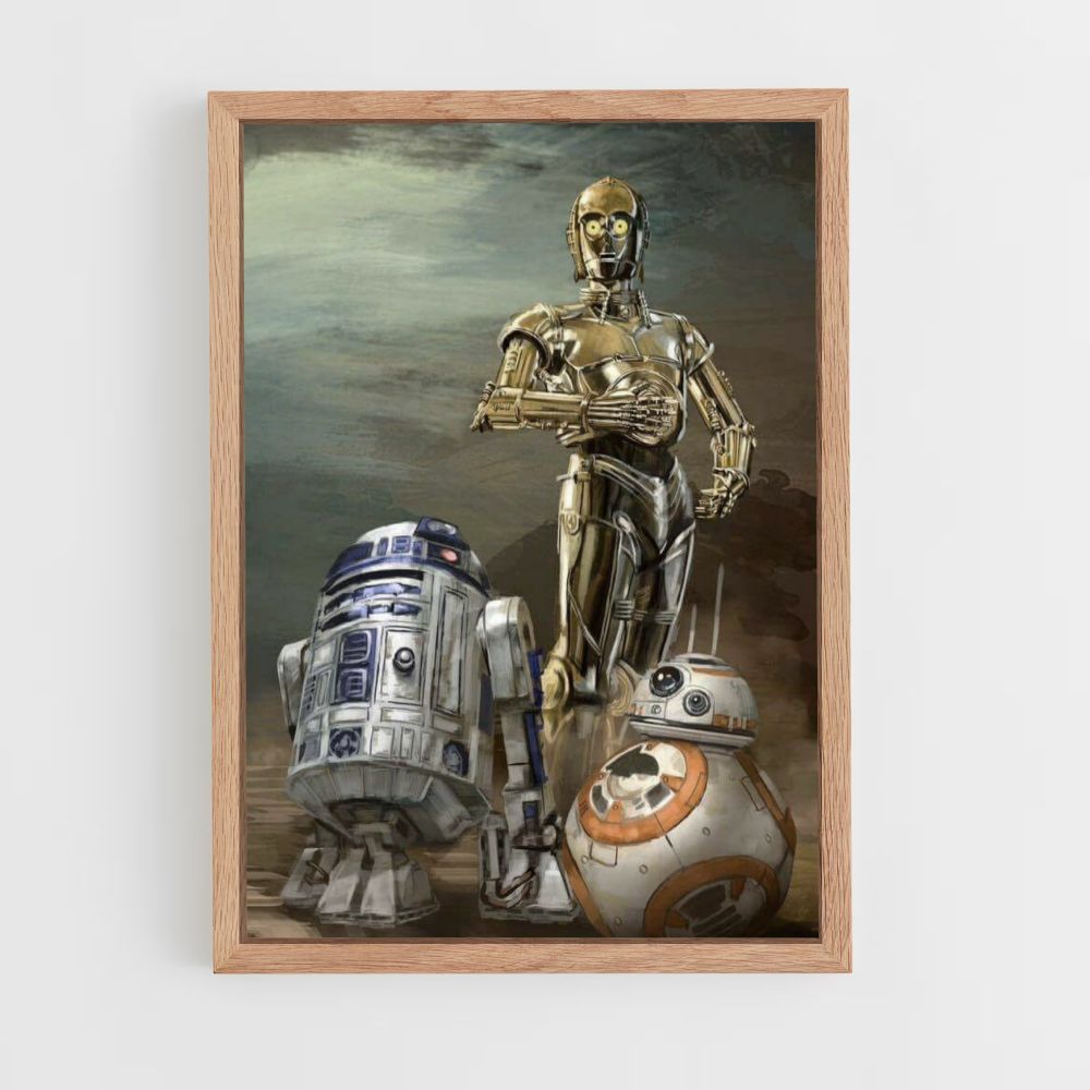 Manifesto R2D2 C3PO BB8