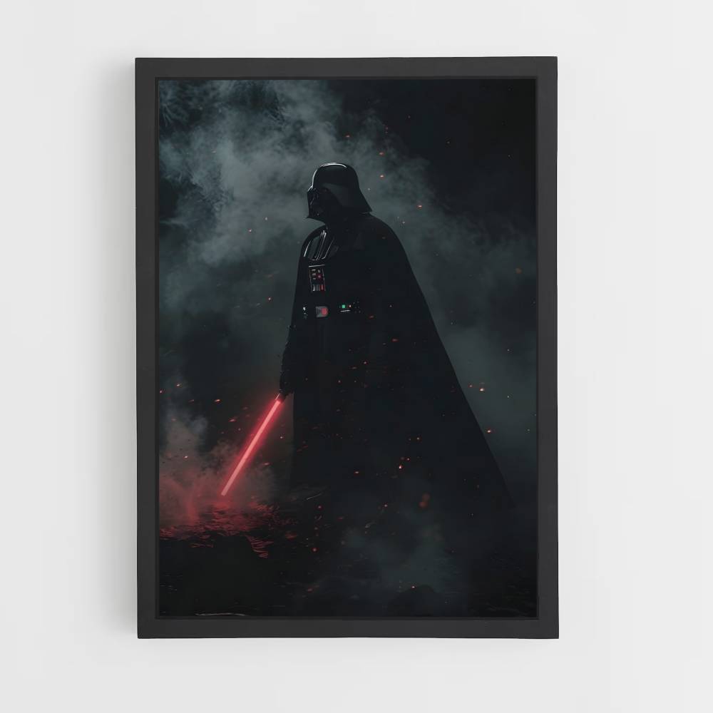 Poster Darth Vader Nebbia