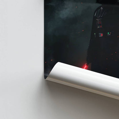 Poster Darth Vader Nebbia