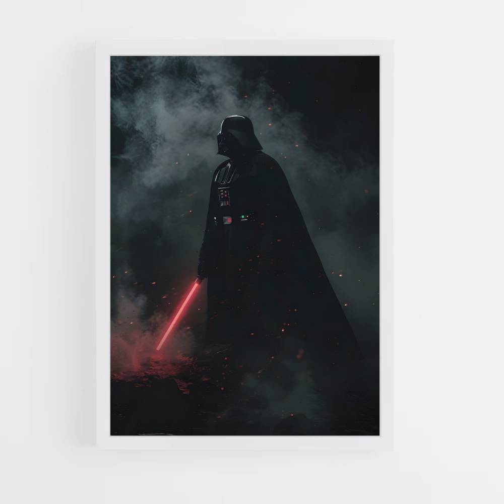 Poster Darth Vader Nebbia