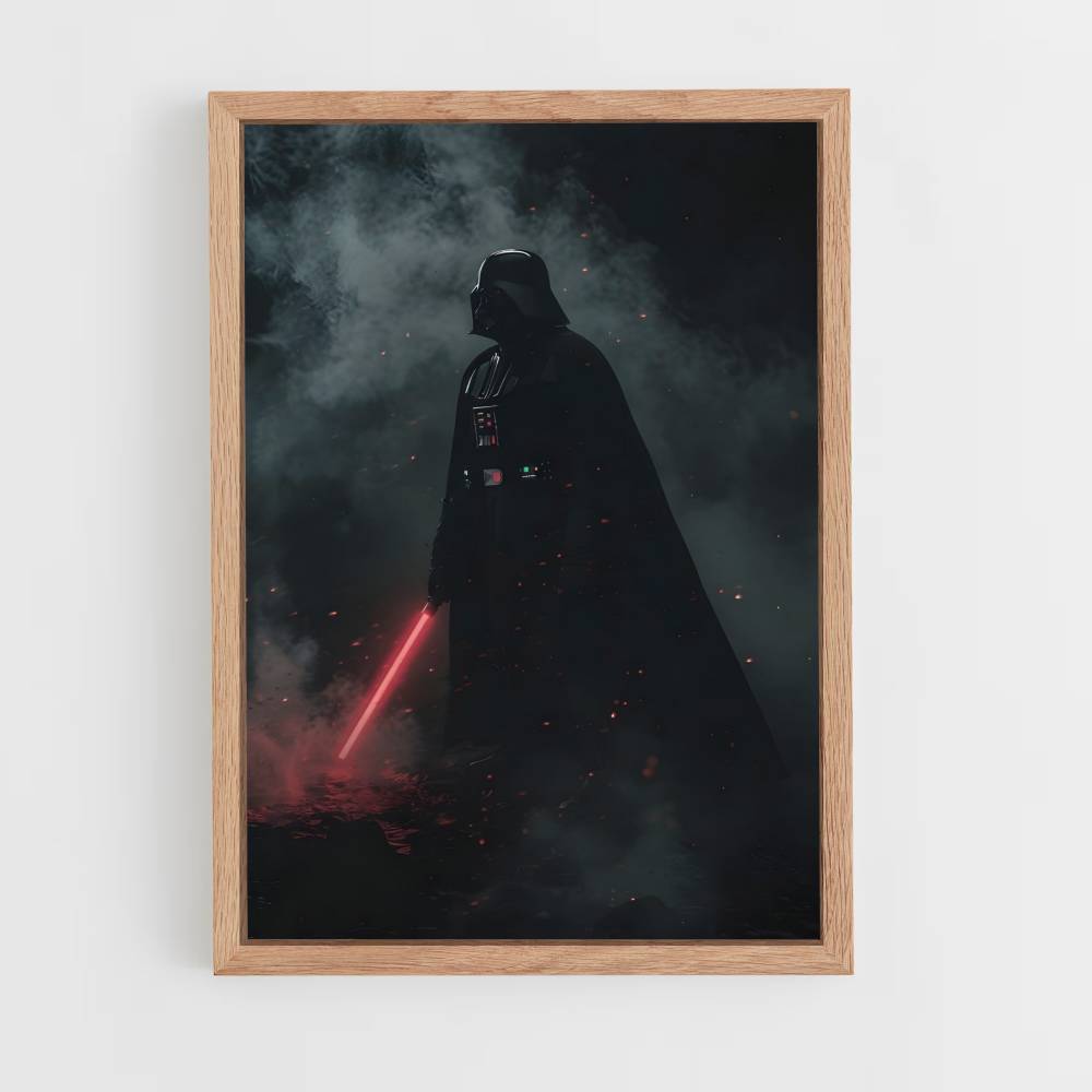 Poster Darth Vader Nebbia