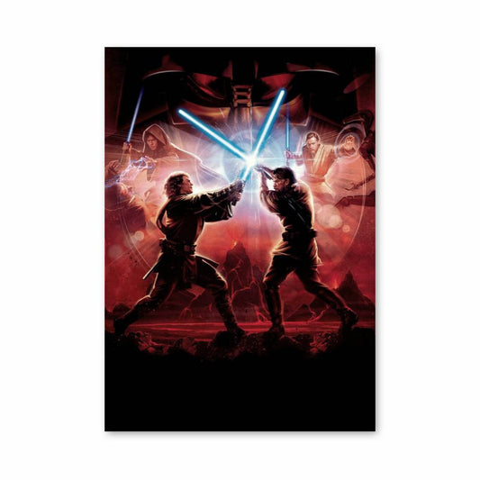 Poster Anakin Obiwan Combat