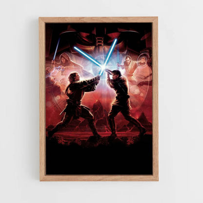 Poster Lotta di Anakin Obiwan