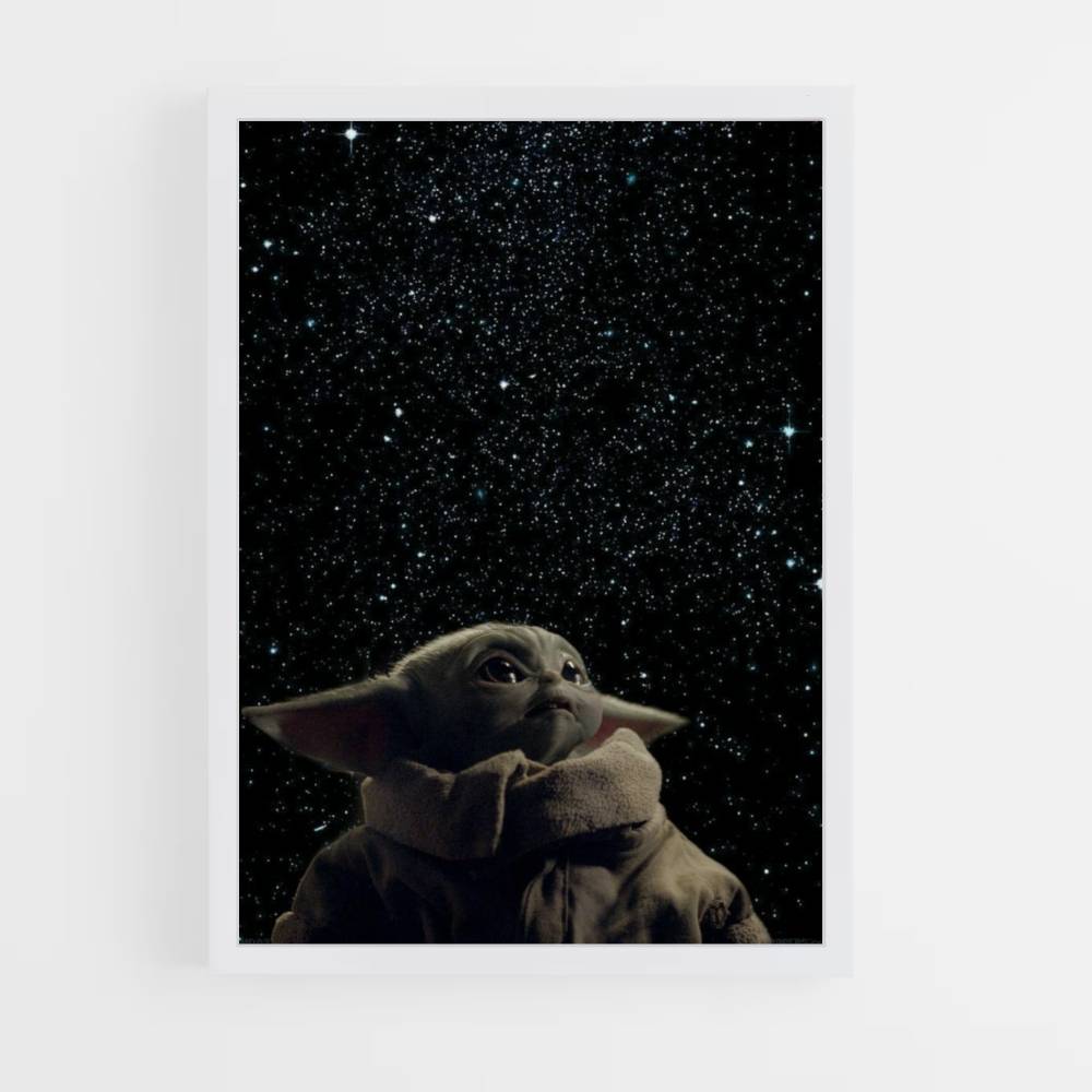 Poster spaziale di Baby Yoda