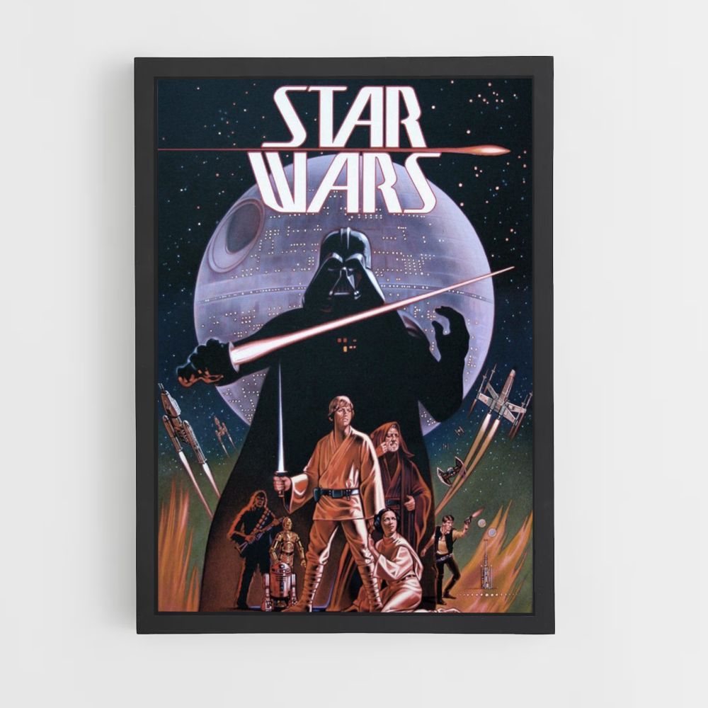 Poster vintage di Star Wars