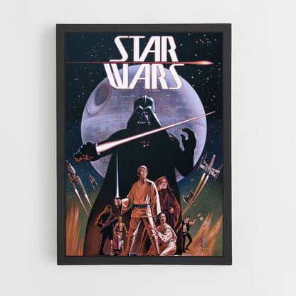 Poster vintage di Star Wars