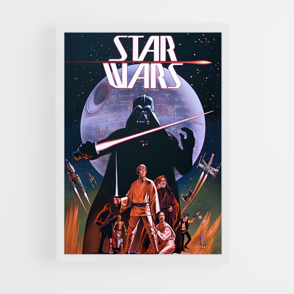 star-wars-5 cadre Blanc
