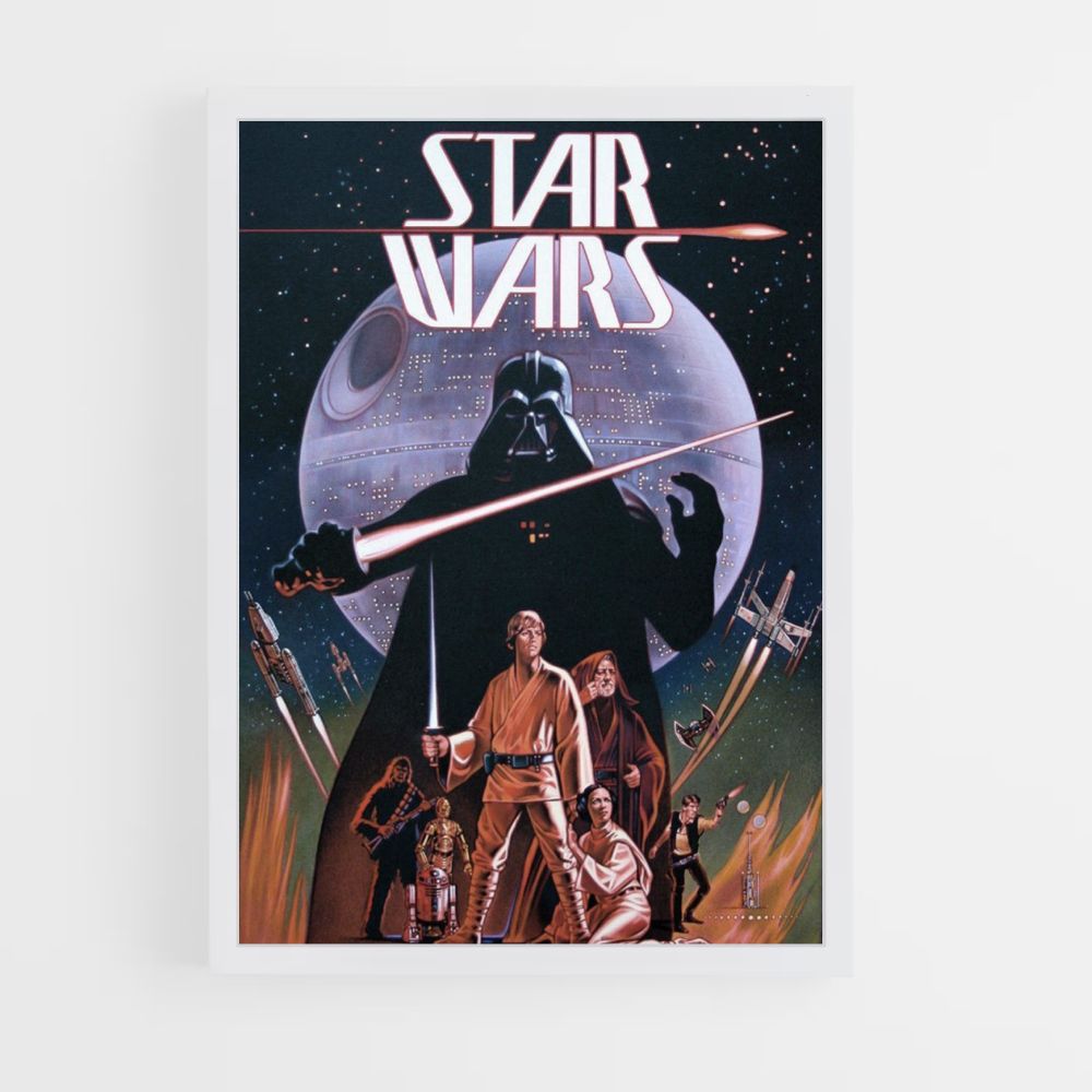 Poster vintage di Star Wars