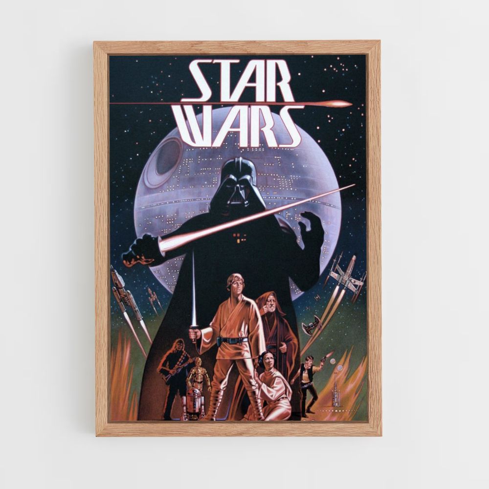 Poster vintage di Star Wars