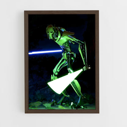 star-wars-9 cadre Bois foncé