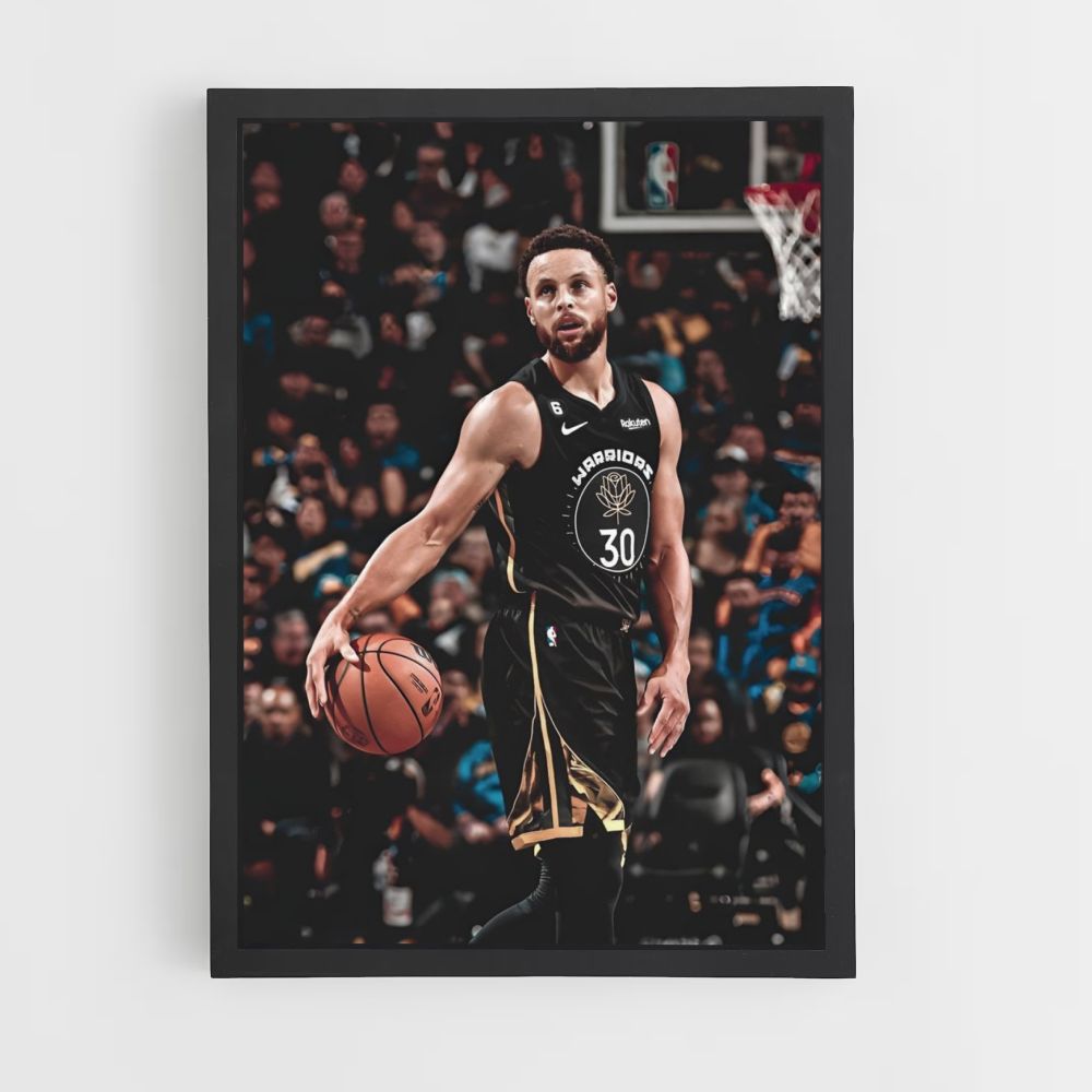 Poster Stephen Curry Dribbling