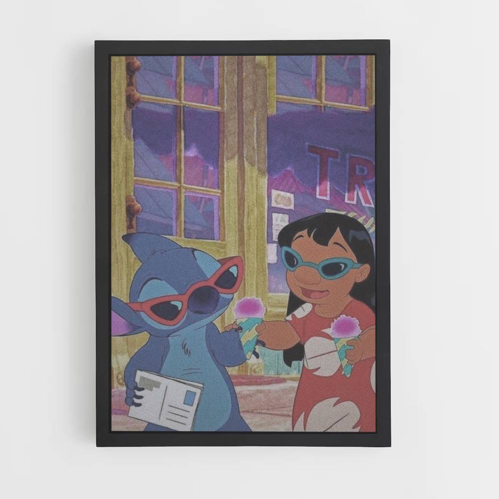 Poster di moda Lilo Stitch