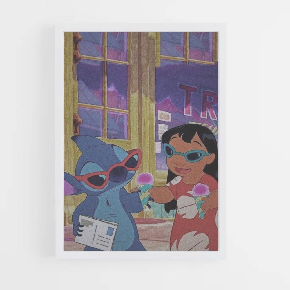 Poster di moda Lilo Stitch