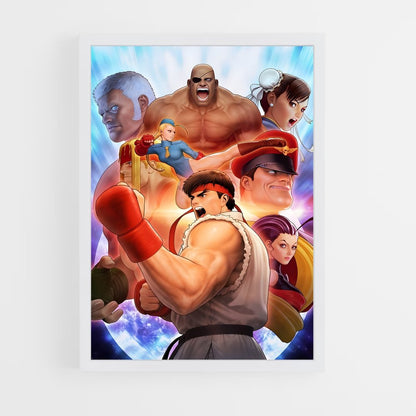 street-fighter-1 cadre Blanc