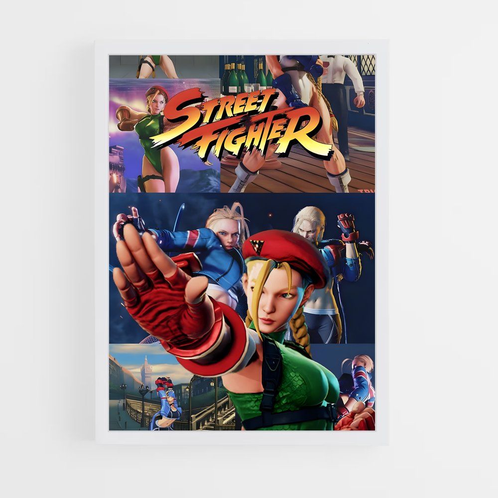 street-fighter-13 cadre Blanc