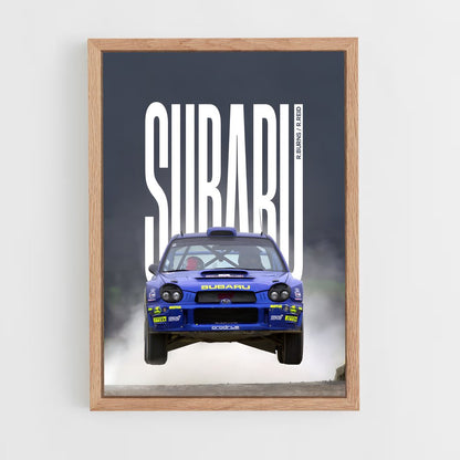 subaru-10 cadre Bois clair