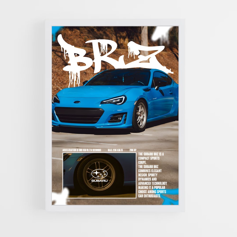 subaru-17 cadre Blanc