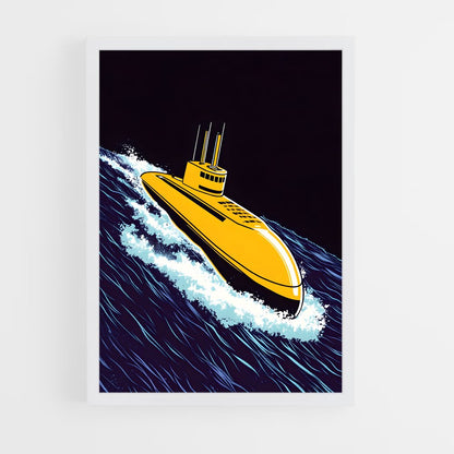 submarine-5 cadre Blanc