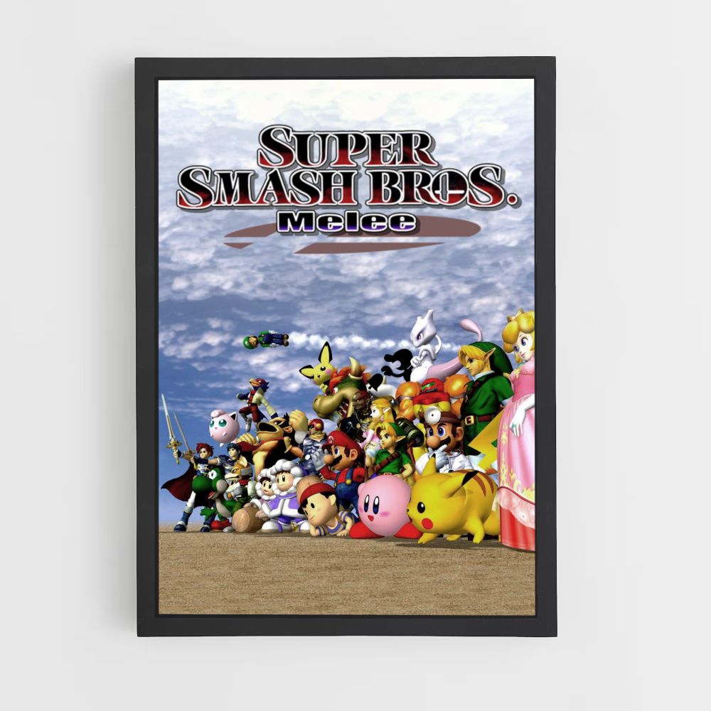 Poster Super Smash Bros. Melee